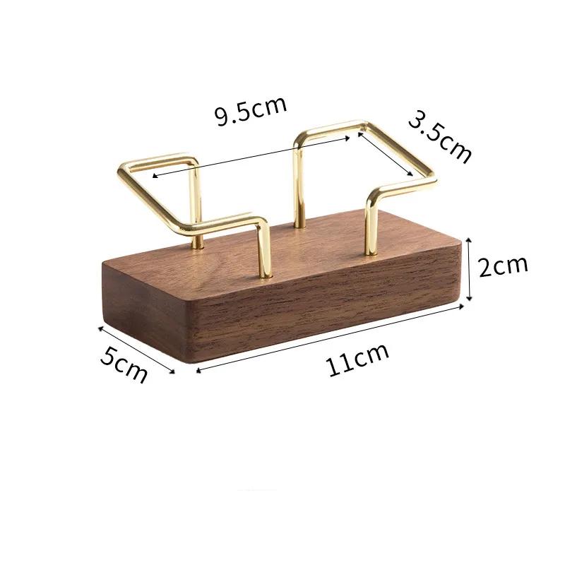 Wholesale Desktop Business Card Box High-End Front Desk Business Card Display Shelf Storage Box Table Display Creative Holder YLE380
