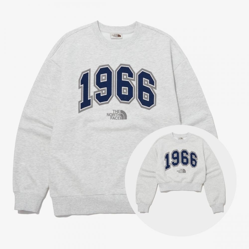 

[north Face Official] Nm5mp51j White Label 1966 Logo Sweatshirt OATMEAL/085