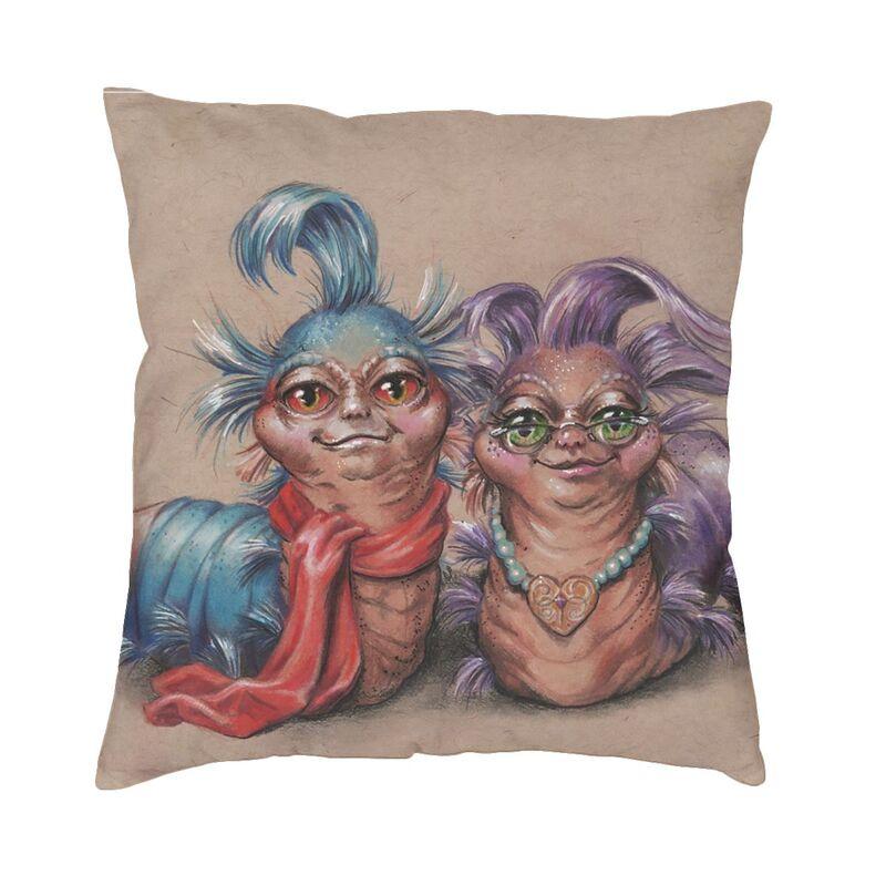 Labyrinth Pillow Covers Sofa Adventure Fantasy Movie Luxury Cushion Cover Velvet Pillowcase