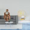 Horse Iron Clock Figurine Statue Decorative Collection Ornament Sculpture for Living Room Desk Shelf