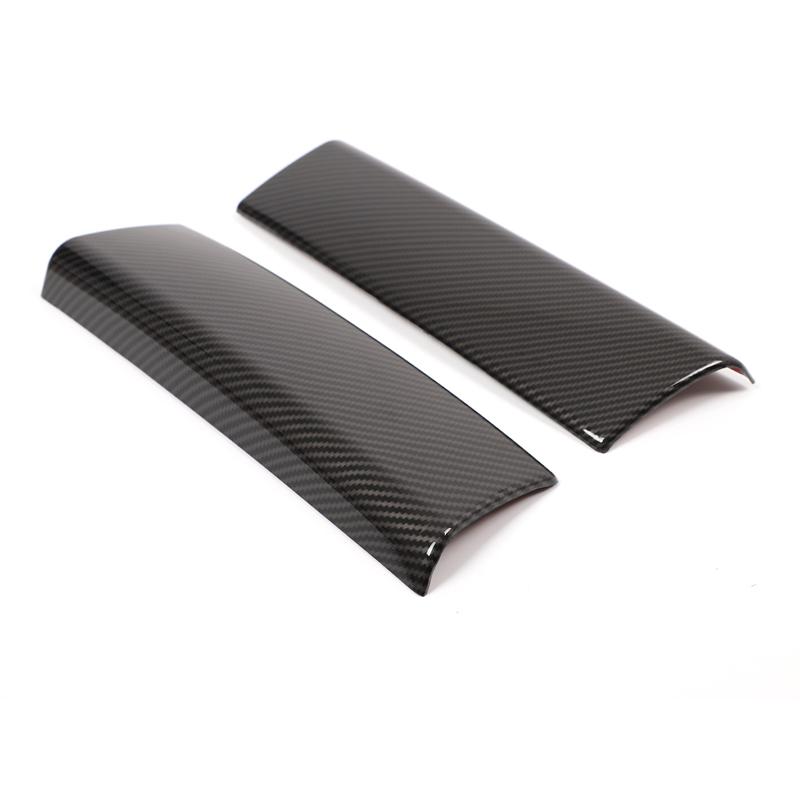 

For Mercedes-Benz B-Class GLA GLB CLC ABS Carbon Fiber/Oak Wood Grain Car Central Control Armrest Box Cover Trim Car Accessories