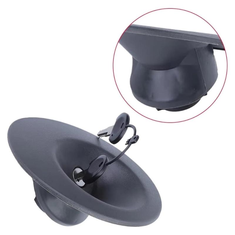 Fuel Door Cover Anti Theft Gas Tank Lid 7701472643 Replacement Accuracy Engineered Fuel Tank Cover for Kangoo