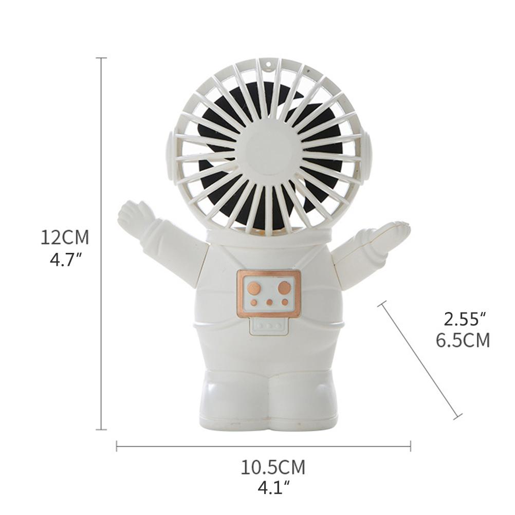 Mini Astronaut Handheld Fan Portable USB Rechargeable Fans for Home Office Bedroom Summer Outdoor Cooler