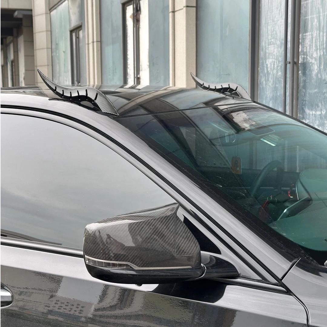 

Прикраса на дах з вуглеволокна у вигляді рогу дракона, універсально підходить для різних моделей автомобілів