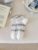 Spring and Summer Children's Thin Style Breathable Cartoon Embroidery Short Tube Socks - Cotton Cute Embroidery Socks