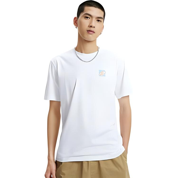 Li Ning Sports Fashion Collection T Shirt Men's White AHSRA45-1