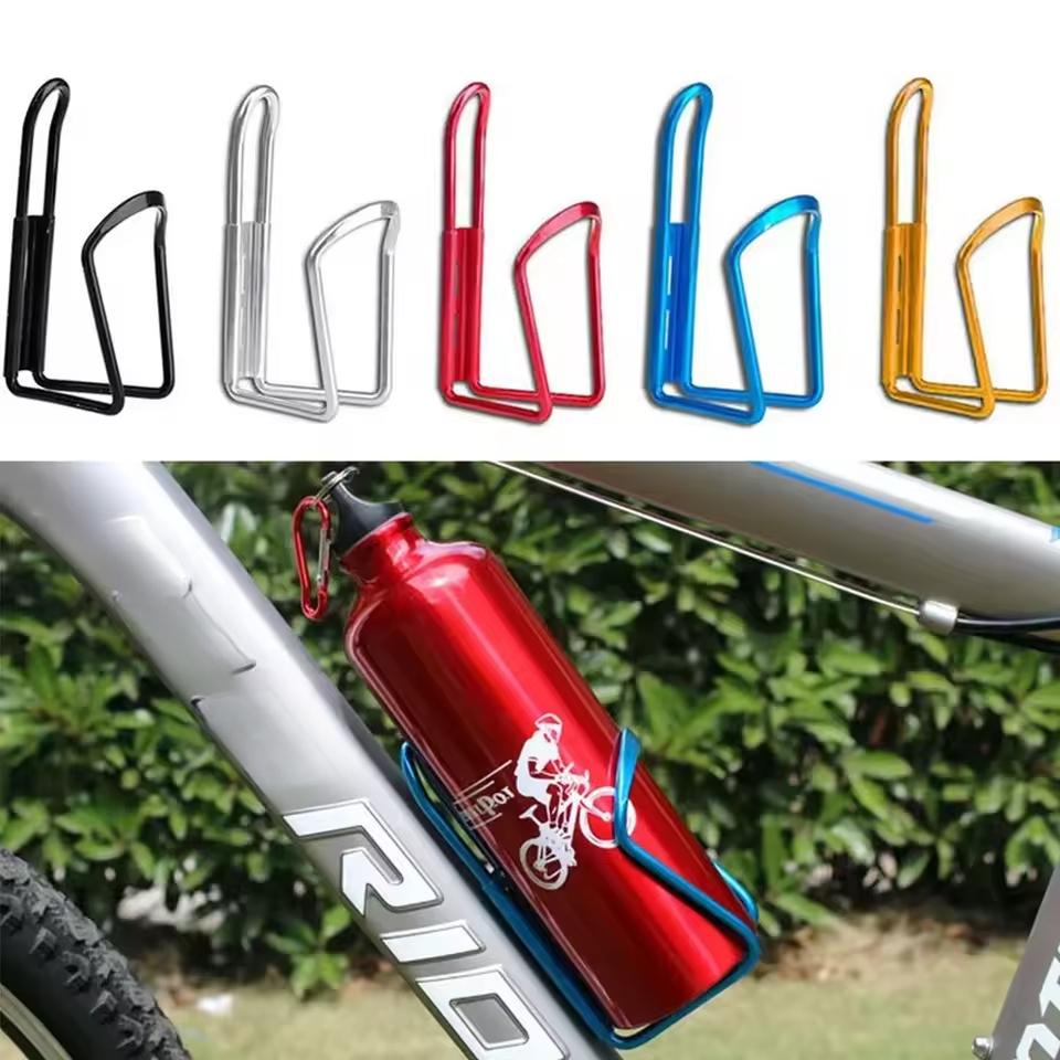 Bicycle Water Bottle Rack Lightweight Aluminum Alloy Water Bottle Rack Mountain Bike Road Bike Water Bottle Rack 5 Color Options