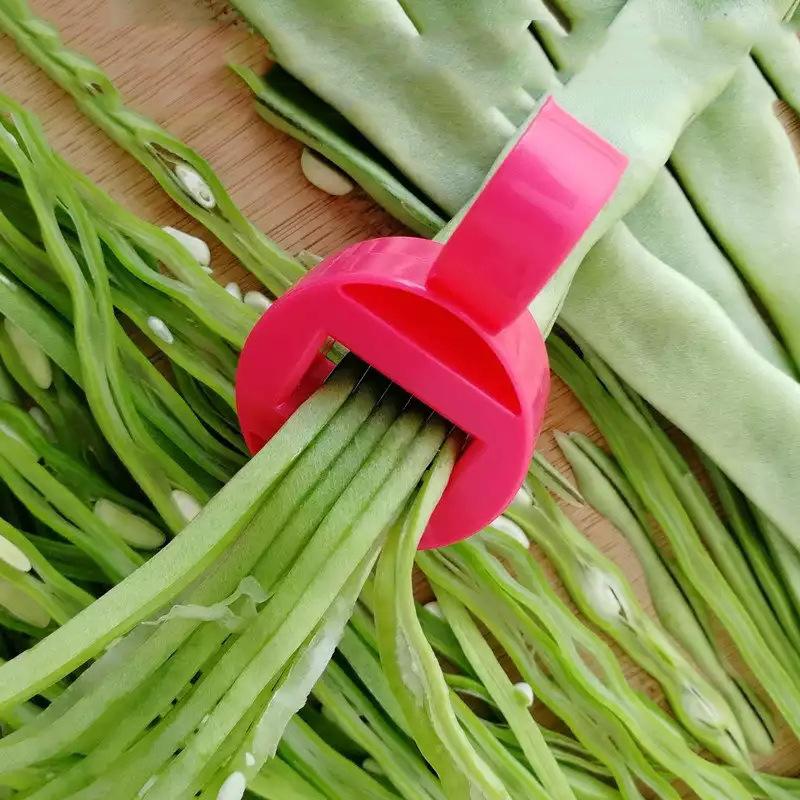 Bean Slicer Green Bean Slicer Cutter Cut Fruit Vegetable Stringer Peeler Remover For Easy Kitchen Gadgets Kitchen Accessories