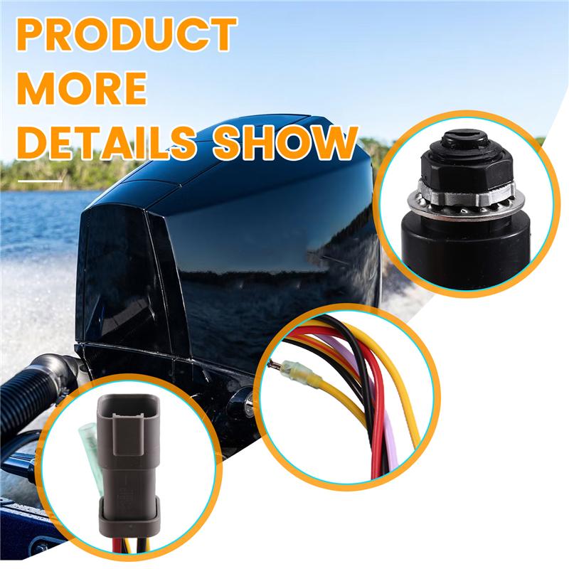 Ac29-129572 Ignition Switch Assy Key For Mercury Outboard Box Tracker Boats With 2 Keys 3 Position 6 Wire Connectors