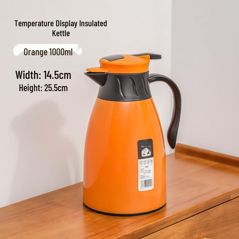 Large Capacity Thermos Flask for Home or Office - Inner Liner Water Bottle Perfect for Hot Water