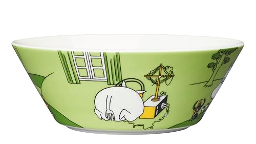 [Officially Imported] Moomin by ARABIA Bowl, 15cm, Classic Moomin Green, 1027429