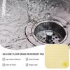 Shower Drain Covers Drain Cover Shower Floor Drain Patch Anti-Odor Silicone Shower Drain Stopper Mat Prevent Drain Odor Flexible