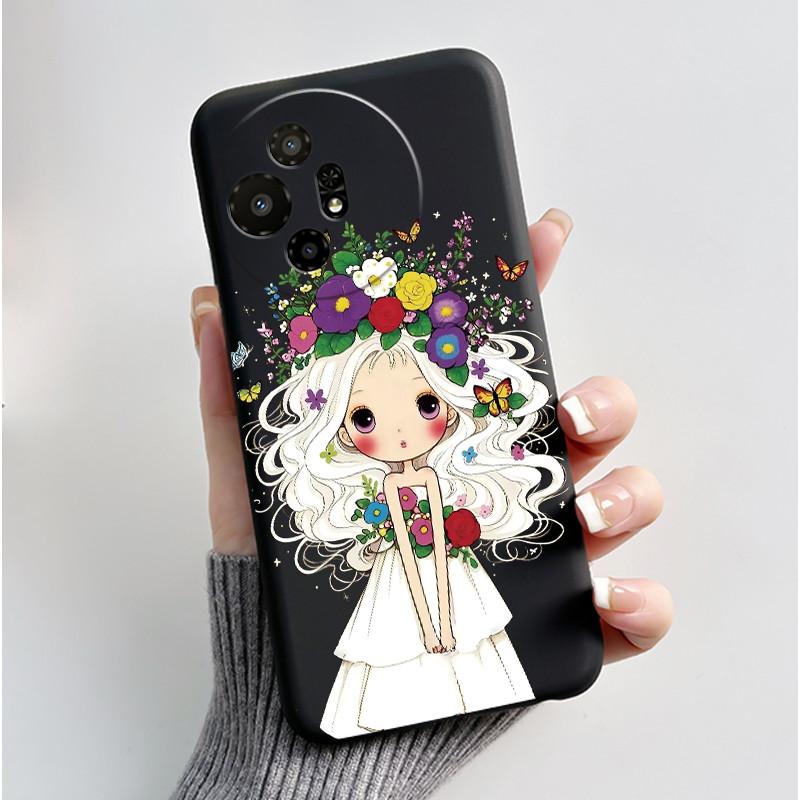 Casing For TCL 50 XL 50XL Nxtpaper 5G Case Luxury Dragon Cute Cool Boys Girls Black Slim Soft TPU Silicone Shockproof Back Cover