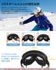 CHMKSTC and Snowboard Goggles with Double UV Spherical Wide Field of Glasses Removable OTG Helmet Revolving Unisex Sports Suitable for Mountain and