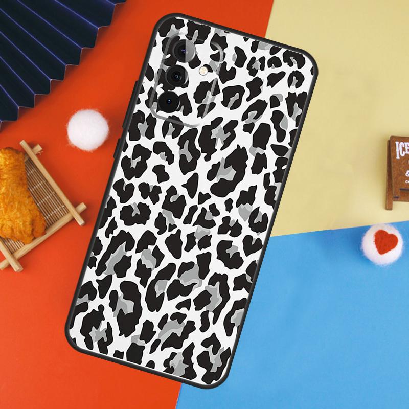 Leopard Print Black Cheetah Pattern Case For Samsung Galaxy A54 A34 A14 A55 A35 A33 A53 A13 A23 A17 A06 A16 A56 A36 A52 A32 A15