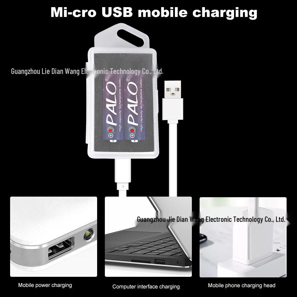 AA 1.5V Fast-Charge Rechargeable Lithium Battery for Toys & Electronics
