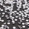 Wuzhou 1000pcs/pack Cubic Zirconia CZ 1mm- 3mm Round Brilliant Cut White Cubic Zircon Gemstone Melee Sizes
