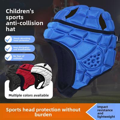 Outdoor-Sport-Schutzhelm Rugby-Sturzhelm Fußball-Torwart-Kopfschutz Kinder-Training Ringen Weicher Schützer