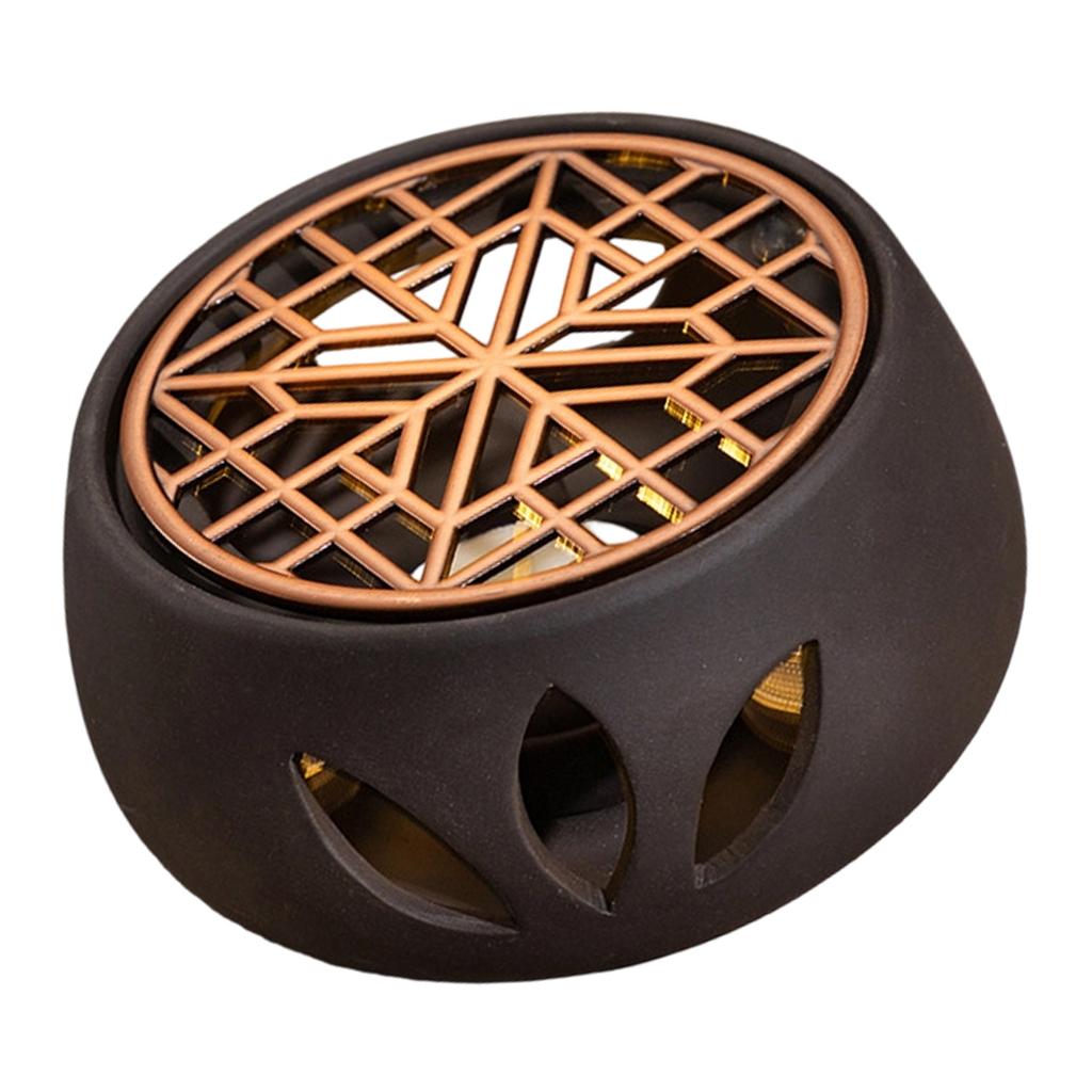 Heat Resistant Ceramic Teapot Stand Quiet Operation Enhances Kitchen or Dining Table Decorating Ceramic Texture
