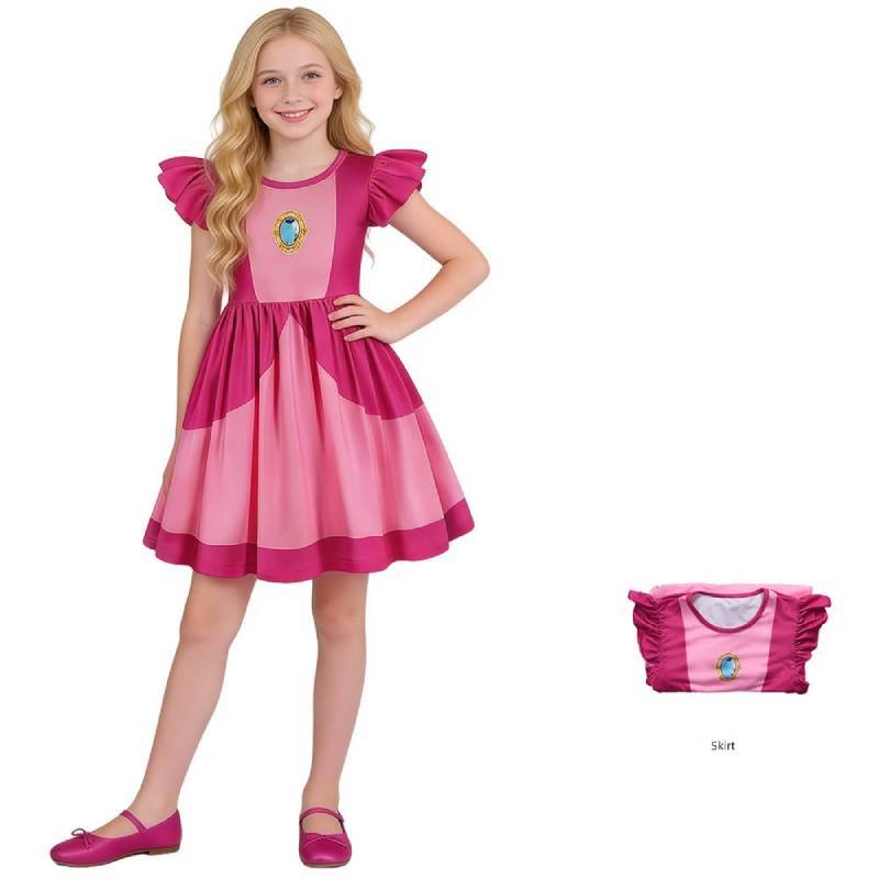 Super Mario Bros Princess Peach Daisy Rosalina Cosplay Costume For Events