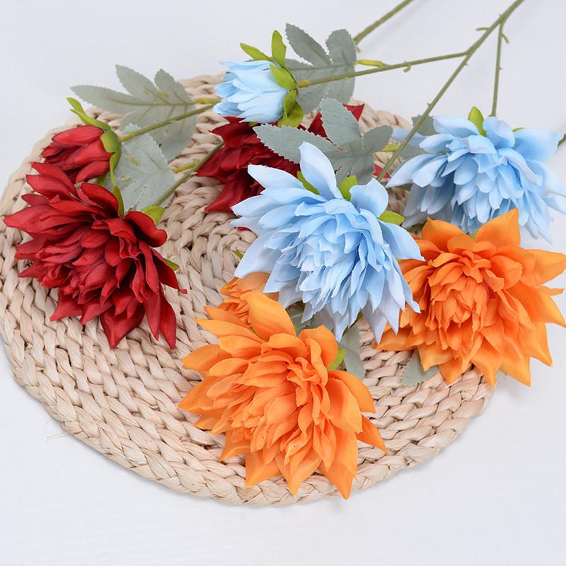 Dahlia Pinnata Artificial Decor For Bridal And Event Center Arrangements