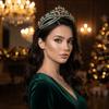 Baroque Style Wedding Crystal Crown Gorgeous Design Queen Crown Bridal Tiara  Bridal Accessories