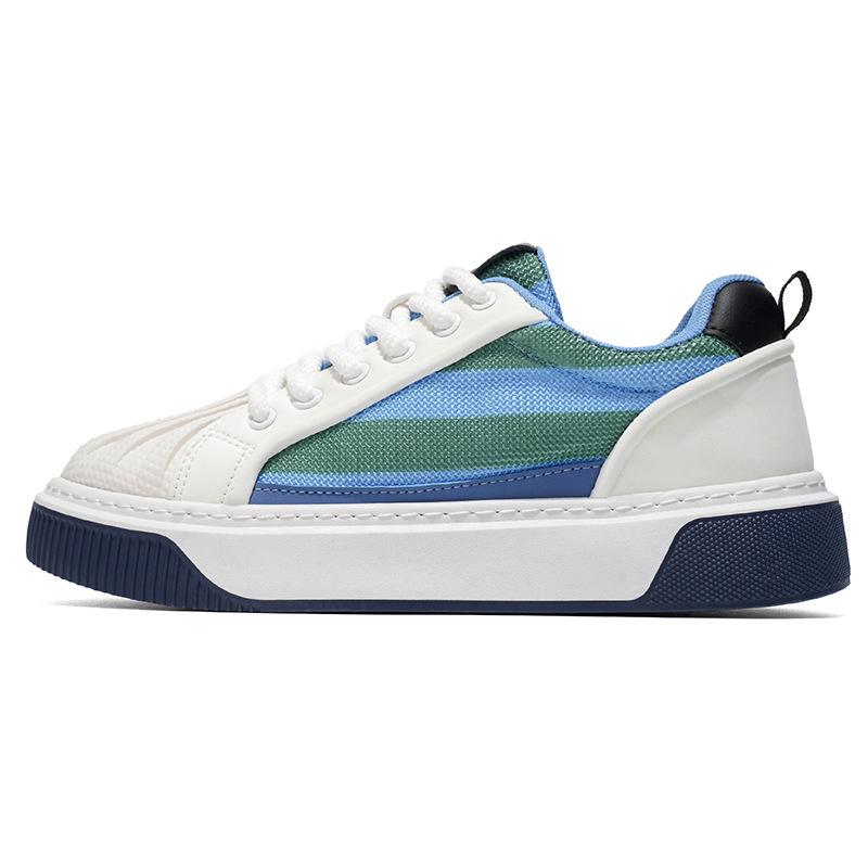 Men's Autumn Height-Increasing Skate Shoes - Breathable, Thick Sole, Korean Style, Versatile Casual Sneakers for Teens