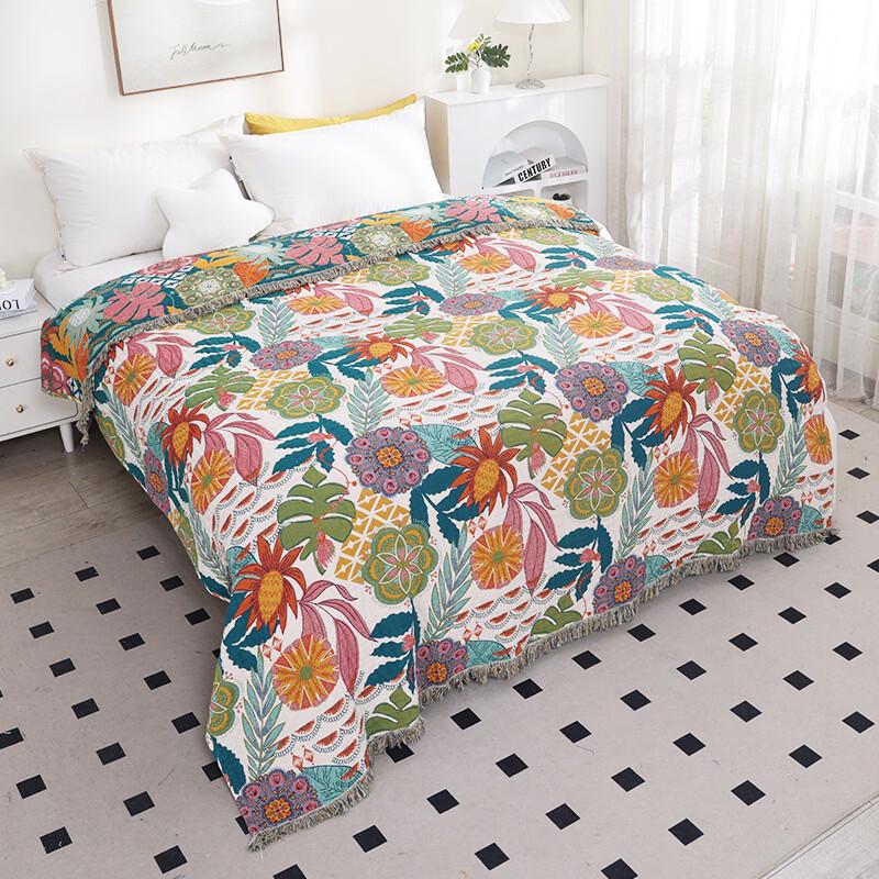 

Яркое ботаническое одеяло Brangdy из лиоцелла