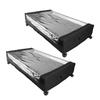 Rolling Under Bed Container Space Saving Easy Pull Out Versatile Underbed Shoe Storage Organizer for Clothes Bedding