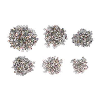 Nail Art Strasssteine AB Klare Kristall Strasssteine Set für DIY Dekoration Nähen Stoff Kleidung Nail Art
