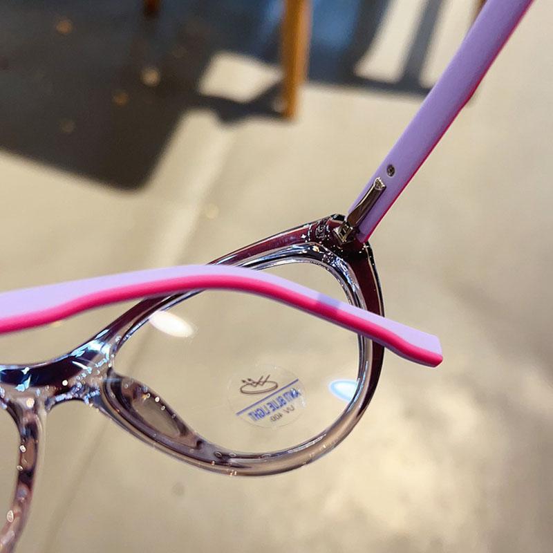 Eyewear Frame Vintage Anti Blue Light Cat Eye Glasses Women Luxury Brand Designer Ladies Myopia Prescription Optical Frames