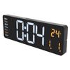 LED Digital Clock Large Screen Wall Mounted Clock with Remote Control 10 Level Adjustable Brightness Date Temperature