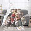Genso Suikoden Best RPG Blankets Vintage Games Fleece Funny Warm Throw Blankets for Chair Covering Sofa Decoration