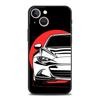 JDM Tokyo drift Sports Car Lamp For iPhone 11 12 13 15 14 Pro Max Phone Case X XR XS 7 8 Plus SE 2020 Luxury Soft Cover Funda