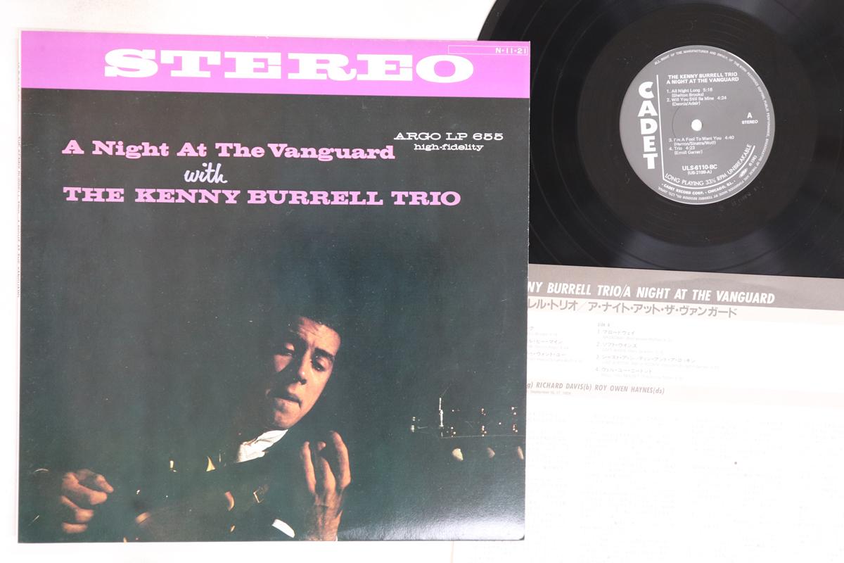 

LP Record KENNY BURRELL - A Night At The Vanguard ULS6110BC CADET 1984 Japan Jazz Used