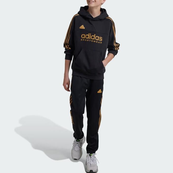 adidas Sweatshirt Black/Saint Brown/Victory Red Teenagers Kids' IY6379