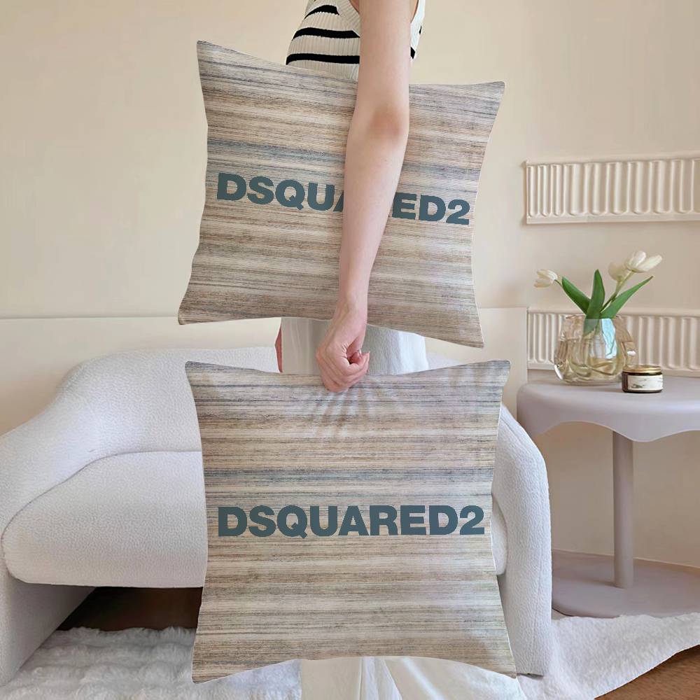 Anime D-DSquaredS Kissenbezug Sofa und Wohnzimmer Dekorative Kissenbezüge Staubdicht und Milbendicht Versteckter Reißverschluss
