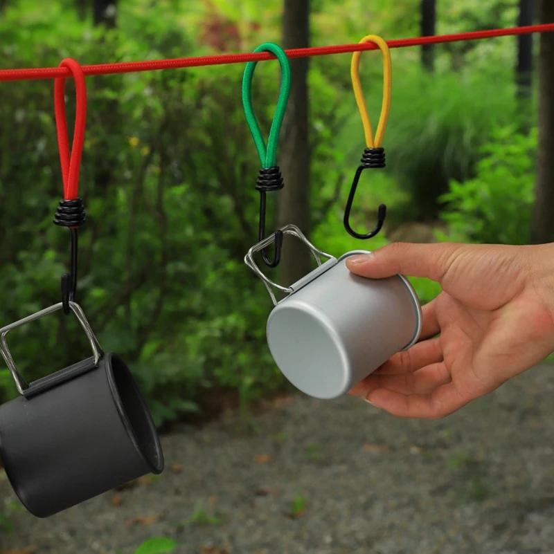 300ML Alumina Folding Cup Ultra-Light Mug Outdoor Camping Mug Mini Water Cup Travel Picnic Coffee Cup Hike Outdoor Drinkware