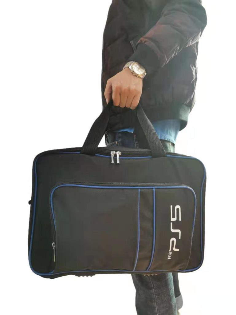 PS5 Game Console Storage & Travel Bag with Accessories Compartments