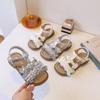 Non-slip Soft Sole Princess Sandals - Open-Toe Flower Design for Girls, Summer 2026.