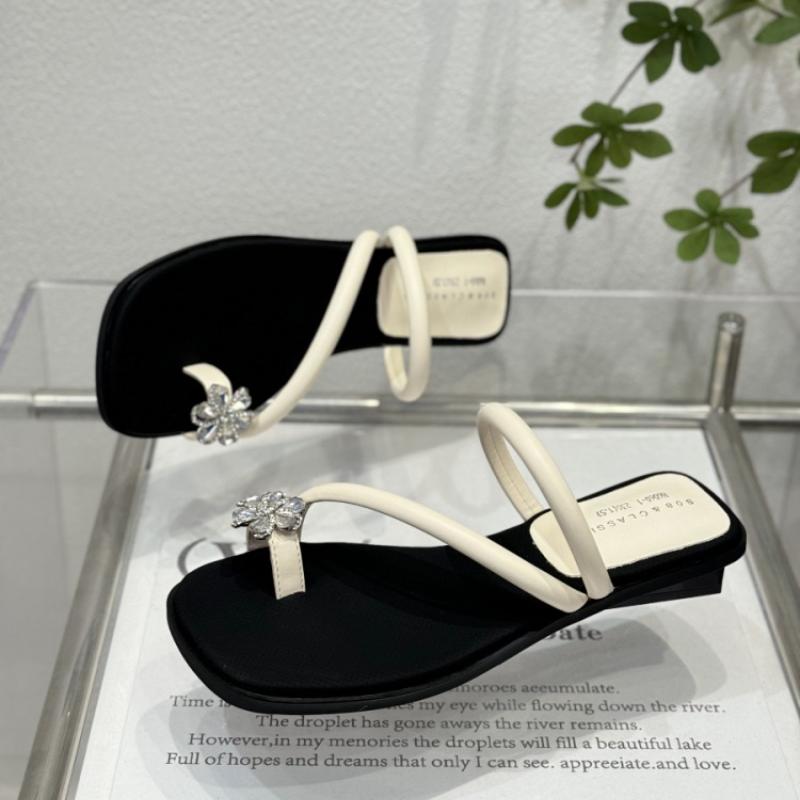 Fashion Women's Summer 2025 New Hot Selling Fashionable High-quality Flat Sandals Open-Toe Roman Slippers Breathable Faionable