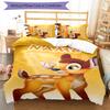 3pcs Bambi3 Cover Set - Personalized Name, HD Printed Bedding with 1 Cover and 2 Pillowcases - Perfect for Home Decor, Easy Care