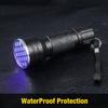 Portable 21 LED UV Ultraviolet Flashlight Blacklight 395NM Mini Torch Flash Lamp For Pet Urine Stains Black Light Flashlights