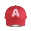 Pink Plush Letter A Home Decor Baseball Cap Fashion Unisex Sunhat Womens Outdoor Sports Snapback Cap