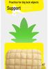 Pineapple Bread Pillow for Cervical Spine Support - Super Soft Home & Dorm Pillow