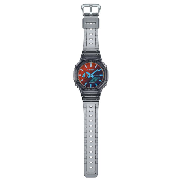 Casio Montre Bleue pour Homme GA-2100TL
