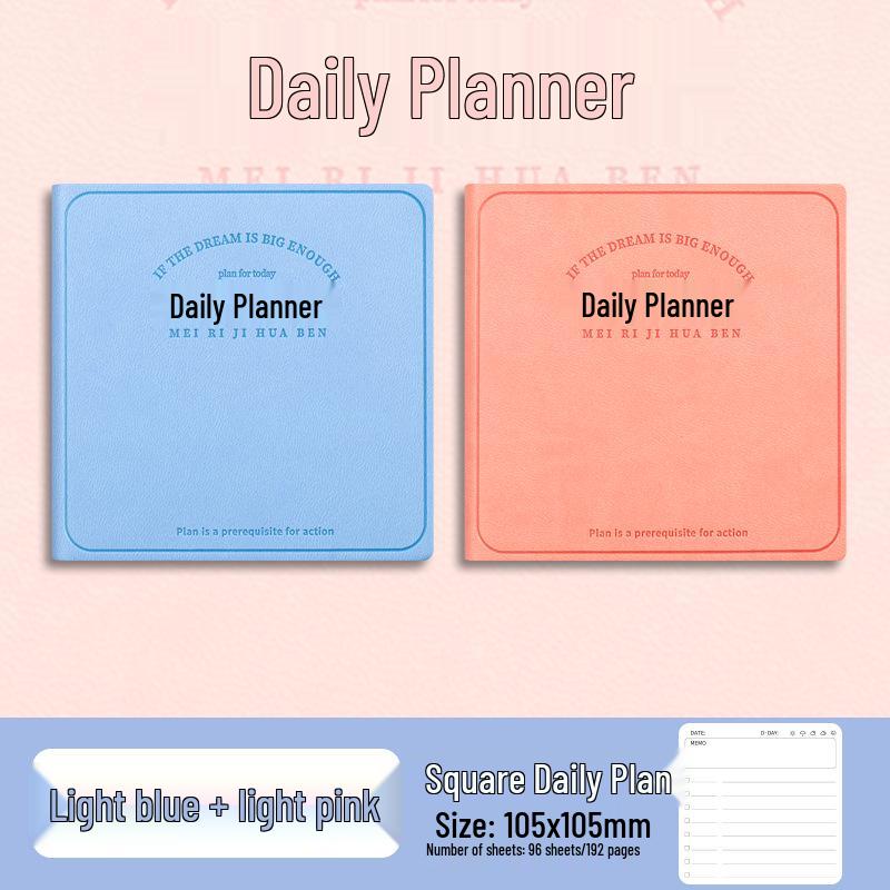 Kompakter Tagesplaner: Mini Notizbuch für Einstecktuch für effektives Zeitmanagement