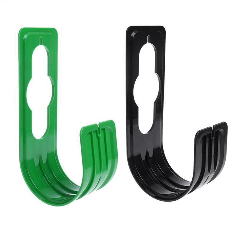 Wall Mounted Hose Organizer Garden Yard Pipe Holder Hosepipe Watering Hook Wash Car Hose Hanger Storage Rack Black/green
