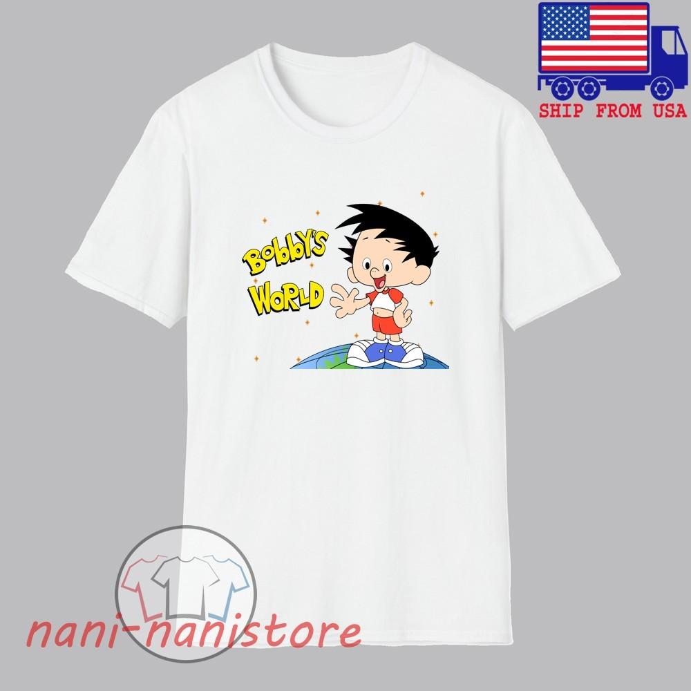 

Bobby#039;s World TV Show Men#039;s White Size S5XL Unisex T-Shirt XXXXL