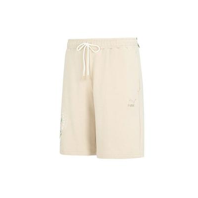 Shorts de Perna Reta com Cadarço Estampa de Letras Shorts Masculino Off-White 623254-88